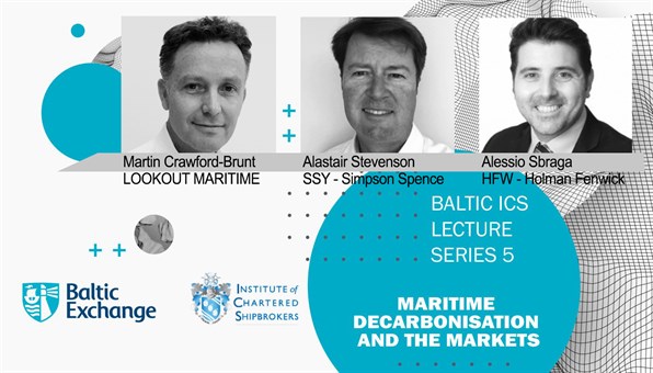 BALTIC ICS LECTURES 2022-2023 - Maritime Decarbonisation and the Markets